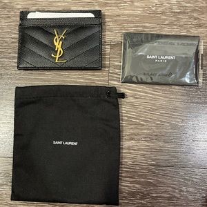 •AUTHENTIC BRAND NEW• YSL Card Holder